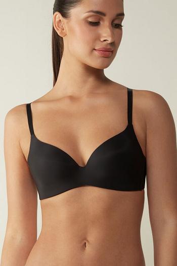 Intimssimi Adele Triangle Bra in Ultralight Microfiber Negras | GPEEC37369