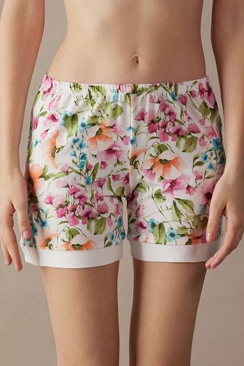 Intimssimi Botanical Lyrics Modal Shorts Blancas | QPEUV94143