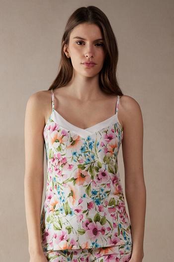 Intimssimi Botanical Lyrics Modal Top Blancas | PEJBT19596