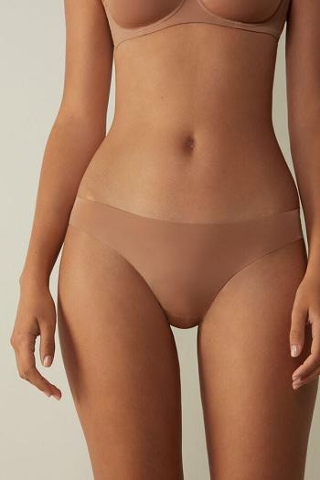 Intimssimi Brazilian Panties in Seamless Ultra Light Microfiber Natural | LPESX61577