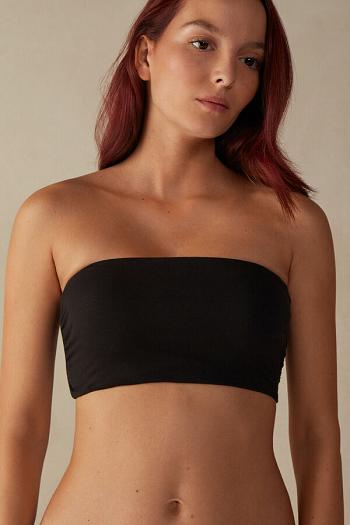 Intimssimi Cotton Bra Top Negras | PEEGJ32908