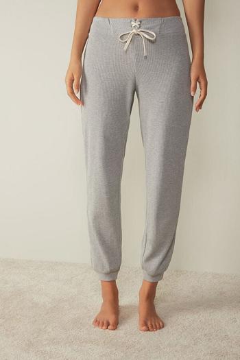 Intimssimi Cozy Waffle Pants Gris | EPEVG63481