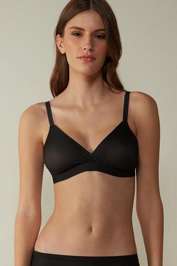 Intimssimi Emma Invisible Touch Triangle Bra Negras | PEDYB29063