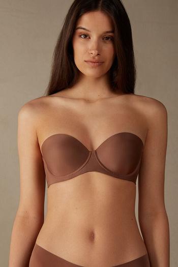 Intimssimi Giada Microfiber Bandeau Bra Natural | PEZPD30144