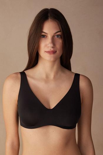 Intimssimi Greta Balconette Bra in Ultralight Microfiber Negras | APEWC45876