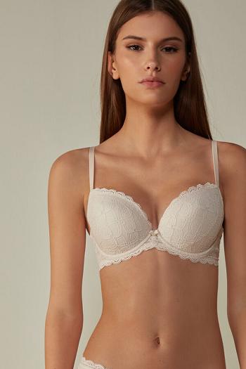 Intimssimi Irina Balconette Bra in Lace Natural | QPEUV77979