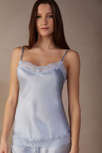 Intimssimi Lace and Silk Top Azules | BPESO48479