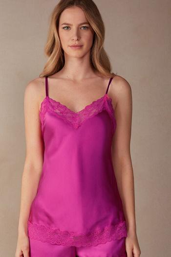 Intimssimi Lace and Silk Top Rosas | SPEVO47237