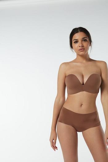 Intimssimi Laura Microfiber Bandeau Bra Natural | DPEVO24216