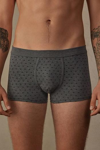 Intimssimi Lily Boxers in Stretch Supima® Cotton Gris | PEDFL93536