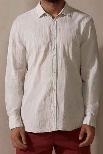 Intimssimi Linen and Cotton Shirt Natural | BPESO11098