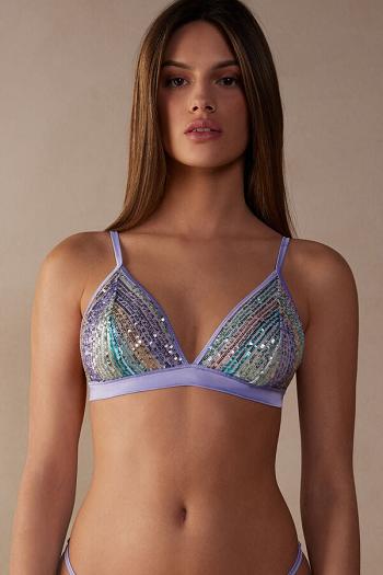 Intimssimi Miami Nights Triangle Bra Azules | QPEWA16926