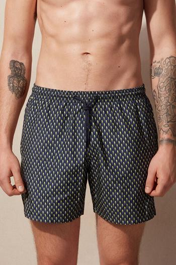 Intimssimi Micro Ice Cream Cone Print Swim Trunks Azules | BPESO63873