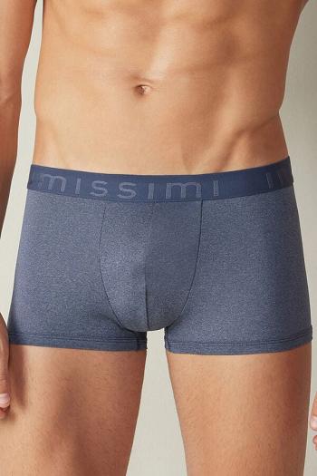 Intimssimi Microfiber Logo Boxer Shorts Azules | PEICD37498