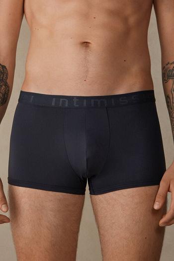 Intimssimi Microfiber Logo Boxer Shorts Azules | XPEGW29826