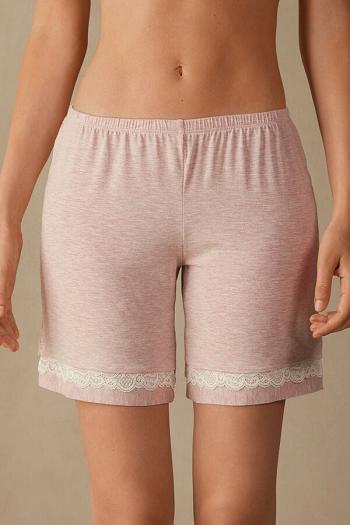 Intimssimi Modal Shorts with Lace Details Rosas | FPEHY21640