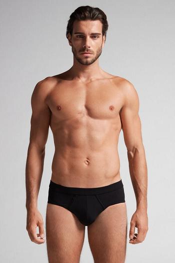 Intimssimi Natural Fresh Supima® Cotton Briefs Negras | APEWC63939