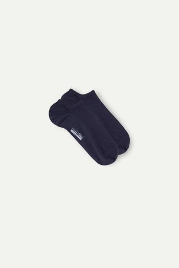 Intimssimi No-show Socks in Supima® Cotton Azules | MPEFT59541