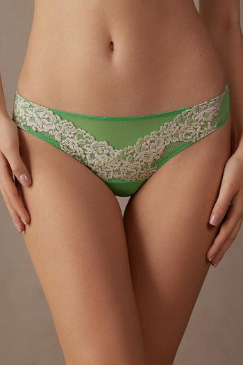 Intimssimi Pretty Flowers Brazilian Verde | GPEEC89339