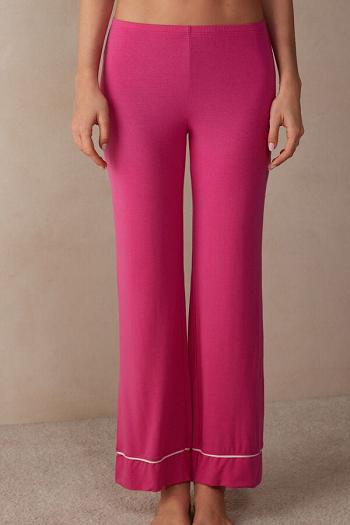 Intimssimi Pretty Flowers Full Length Modal Pants Rosas | PEZDE72514