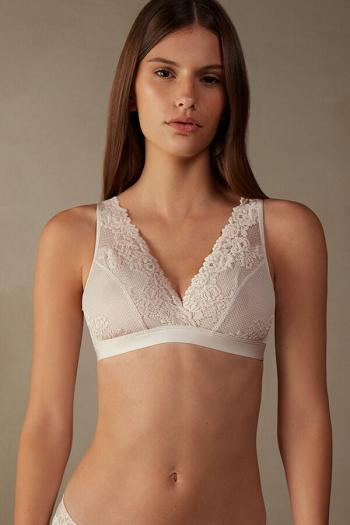 Intimssimi Pretty Flowers Lara Triangle Bra Natural | MPEHR97321