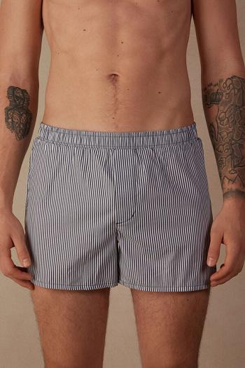 Intimssimi Print Detailed Boxers Azules | GPEEC31806