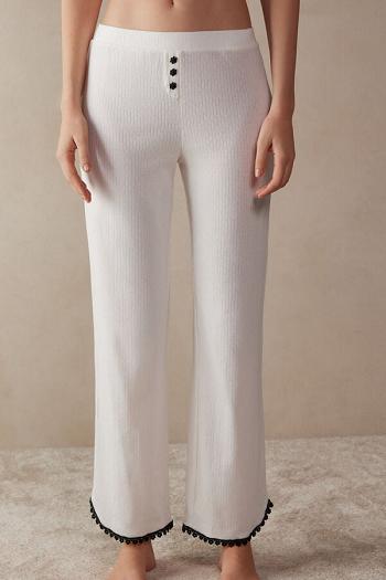 Intimssimi Pure Joy Full Length Cotton Pants Blancas | PEZPD20549