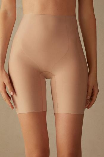 Intimssimi Raw-Cut Microfiber Shorts Natural | PEJVR76621