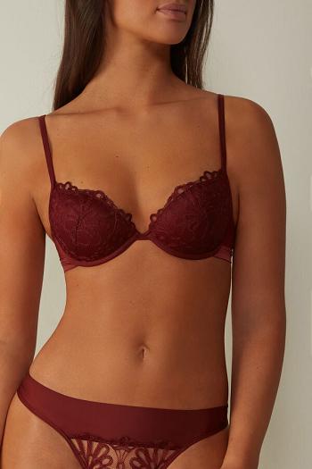 Intimssimi Romantic Life Bellissima Push-up Bra Rojas | PENZX73191