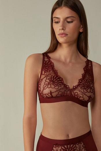 Intimssimi Romantic Life Lara Triangle Bra Rojas | PEEAH93945