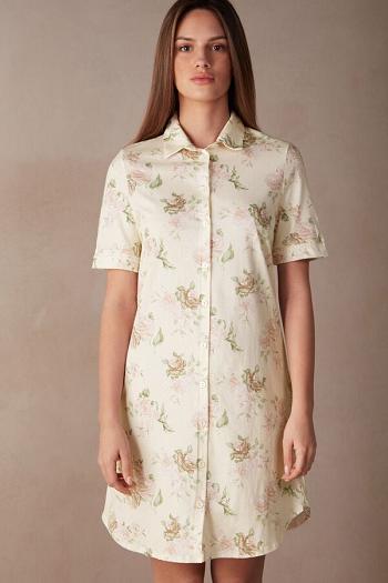 Intimssimi Scent of Roses Cotton Nightshirt Print | YPEVQ99025