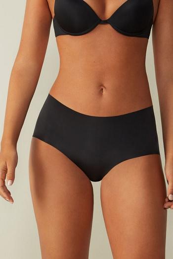 Intimssimi Seamless Microfiber Hipster Negras | DPEVO54394