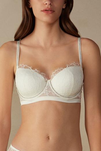 Intimssimi Shine High Like Stars Sofia Balconette Bra Blancas | PEIIZ96691