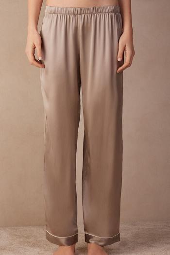 Intimssimi Silk Satin Pajama Pants Natural | PEXMI84466