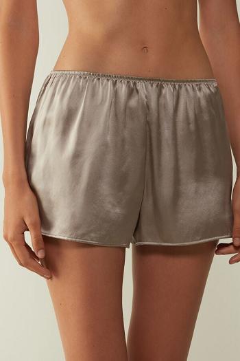 Intimssimi Smooth Silk-Satin Shorts Natural | XPEGW10705