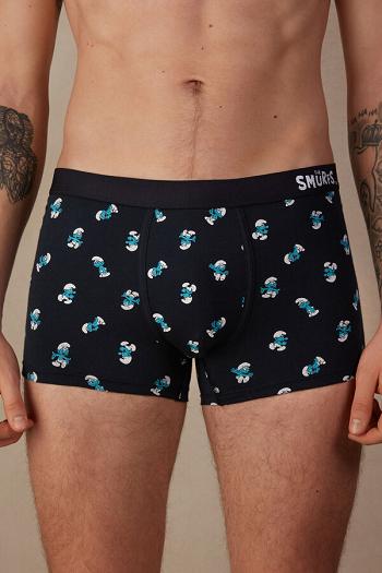 Intimssimi Smurf Boxers in Stretch Supima® Cotton Azules | PEJVR31218