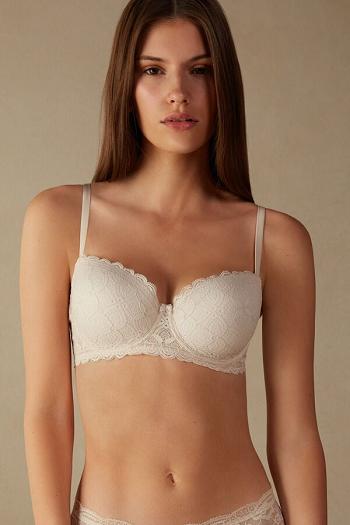 Intimssimi Sofia Balconette Bra in Lace Natural | PECIF88658