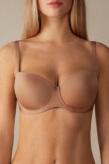 Intimssimi Sofia Balconette Bra in Ultralight Microfiber Natural | GPEEC71485