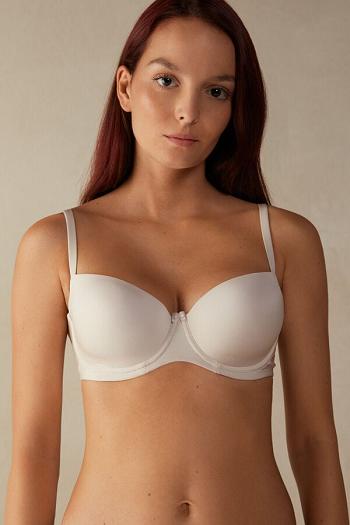 Intimssimi Sofia Balconette Bra in Ultralight Microfiber Natural | PEZDE68211