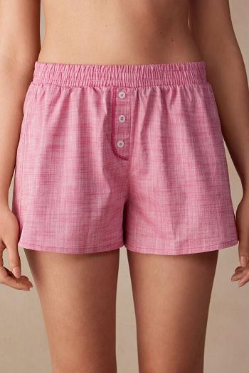 Intimssimi Strawberry Milkshake Shorts in Cotton Cloth Rosas | PENEJ58477