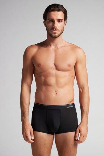 Intimssimi Super Fresh Micro-mesh Boxers Negras | QPEWA55263