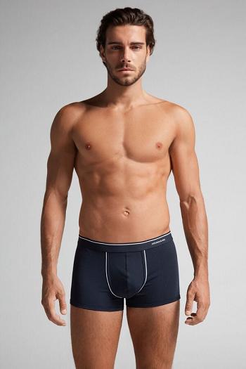 Intimssimi Supima® Cotton Boxers Azules | FPEHY22697