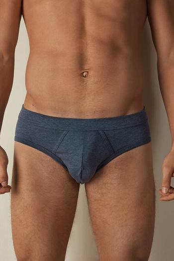 Intimssimi Supima® Cotton Briefs Azules | PEZPD91477