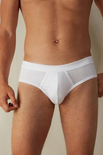 Intimssimi Supima® Cotton Briefs Blancas | APEDF41399