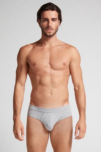 Intimssimi Supima® Cotton Briefs Gris | QPEUV82384