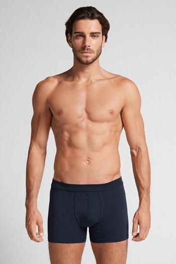 Intimssimi Supima® Cotton Loose Fit Boxers Azules | UPETG54569