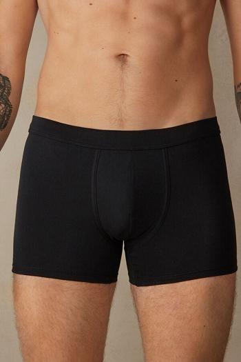 Intimssimi Supima® Cotton Loose Fit Boxers Negras | XPEGW75528