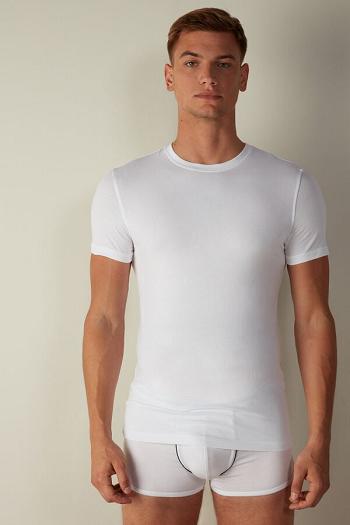 Intimssimi T-shirt in Stretch Supima® Cotton Blancas | DPEKV40031