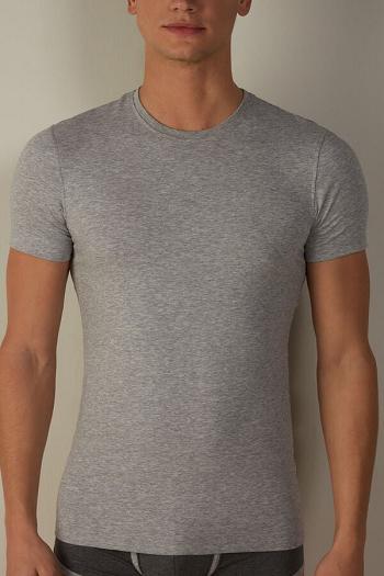 Intimssimi T-shirt in Stretch Supima® Cotton Gris | UPETG75829