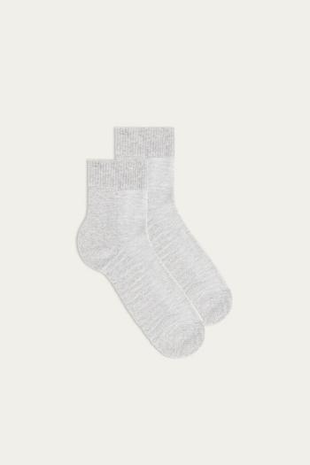 Intimssimi Terrycloth Short Socks Gris | FPEHY85143